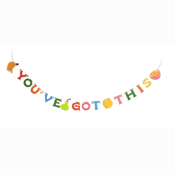 Ban.do Decorate Your Desk Set Colorful Cubicle Decor Citrus Fruit Rainbow Stripe - Picture 3 of 8